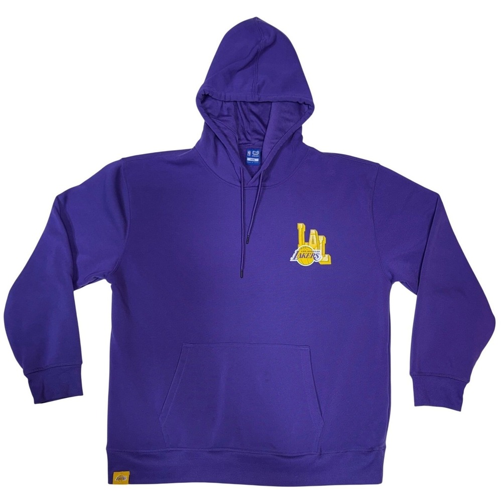 Ultra Game NBA Los Angeles Lakers Graphic Hoodie‎ Women XXL Polyester Purple